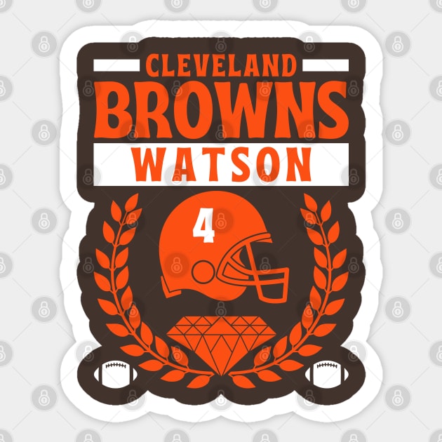 Cleveland Browns Deshaun Watson 4 Edition 2 Sticker by Astronaut.co